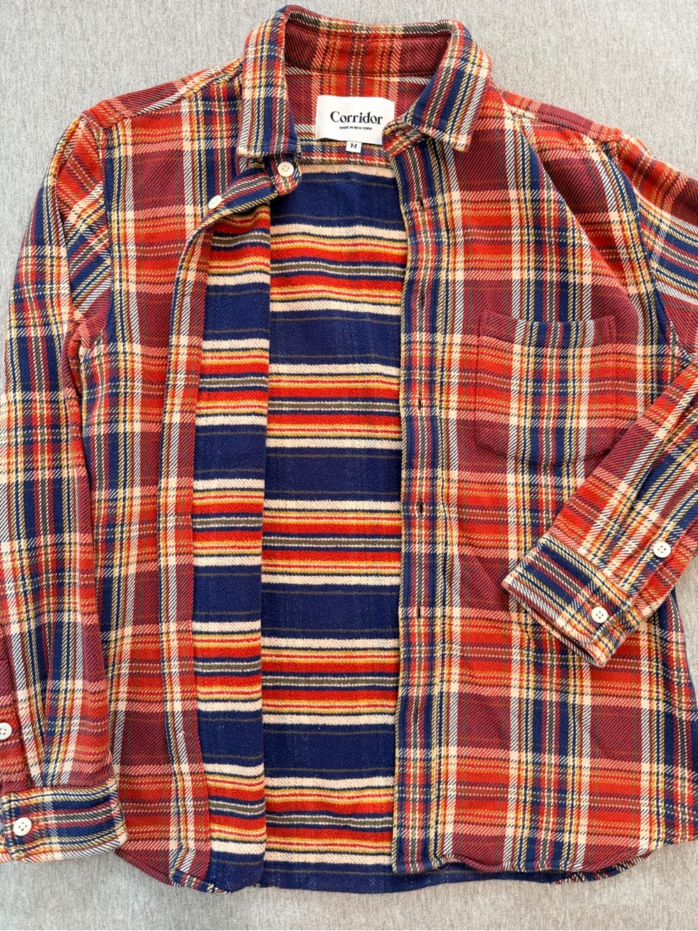 Corridor Red Plaid campfire shirt